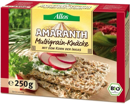 Amaranth multigrain crisp bread, organic, BIO 250 g